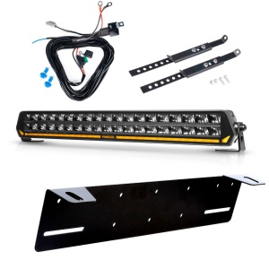 Bară LED PURELUX Panther S540 - dreaptă / 54 cm / 216W / Ref. 30, 1 buc - Set complet cu suport pentru număr de înmatriculare
