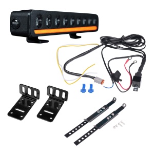 Bară LED Strands Nuuk D-Line 10" - dreaptă / 27 cm / 60W / Ref. 20, 1 buc - Set complet (suport inferior) - Img 2