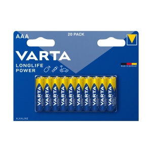 Baterie AAA VARTA Longlife Power, 20 buc