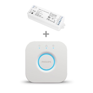 Controler mobil pentru bandă LED AGGE CCT Color Zigbee Controller, Controller + Philips Hue Bridge