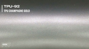 Folie de protecție pentru vopsea GYEON PPF Color - culori speciale, Champagne Gold (TPU-92)