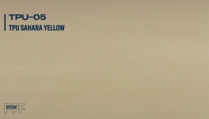 Folie de protecție pentru vopsea GYEON PPF Color - maro, Sahara Yellow (TPU-05)