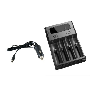 Încărcător inteligent NITECORE New i4, Încărcător baterie + Încărcător adaptor auto