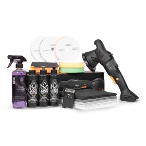 Kit de polisare TOKYA OP5 Cordless DELUXE - Orbital, set fără acumulator