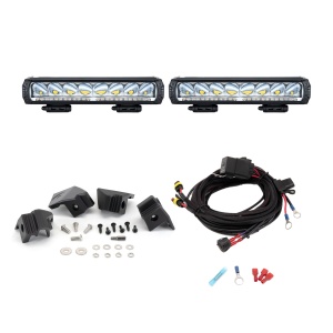 Kit de proiectoare auxiliare Chevrolet Silverado 1500 LT (2022-2024), 2 x Lazer Triple-R 1000, 2 x Lazer Triple-R 1000 Double Beacon GEN2