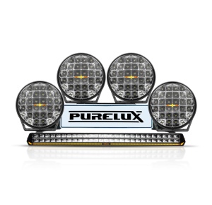 Kit de proiectoare auxiliare PURELUX WRC 14, 1024W / 73 000 lm - Set complet - Img 2