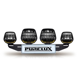 Kit de proiectoare auxiliare PURELUX WRC 20, 676W / 40 000 lm - Set complet, Negru