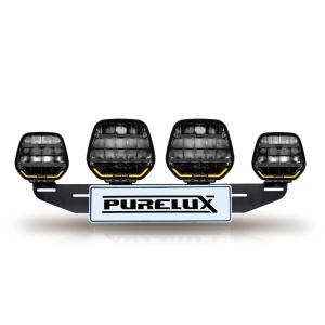 Kit de proiectoare auxiliare PURELUX WRC 20, 676W / 40 000 lm - Set complet, Negru - Img 2