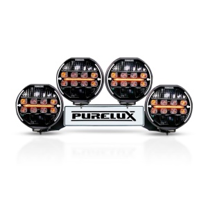 Kit de proiectoare auxiliare PURELUX WRC 8, 800W / 41 000 lm - Set complet, WRC 8 Heat, 41 600 lm - Img 2
