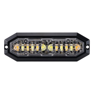 Lampă de avertizare Strands DUO Portocaliu+Alb 12LED - 12/24V / 20W / 132 mm