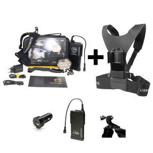 Lampă frontală LUMONITE Leader - 6838 lm / Reîncărcabil, Premium Kit - Img 2