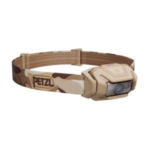 Lampă frontală PETZL Aria 1R RGB - 475 lm / Reîncărcabil, Camo