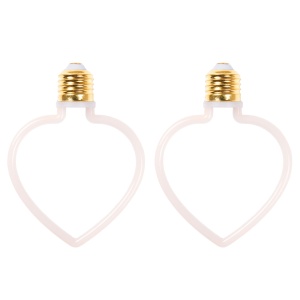 Lampă LED AGGE Carnival E27, 4W, Heart, 2 buc