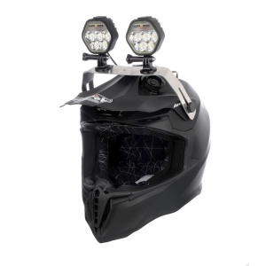 Lampă pentru snowmobil/cască LUMONITE Navigator2 - 4195 lm / Reîncărcabil, 2 x light + Baterie + Suport