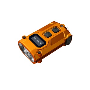 Lanternă pentru breloc NITECORE TINI3 - 600 lm / 47 mm / Reîncărcabil, portocaliu