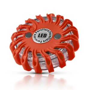 LED light puck Pureflare - Red / Rechargeable