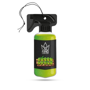 Odorizant King Carthur Air Freshener Bottle, verde Apple