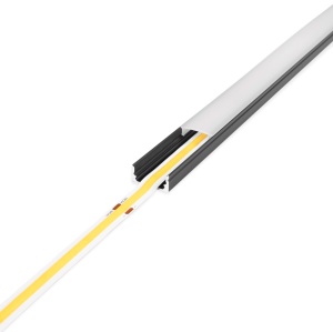 Profil pentru bandă LED AGGE Surface, montaj aparent, Negru (100 cm)