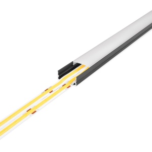 Profil pentru bandă LED AGGE Wide Surface, montaj aparent, argintiu (100 cm) - Img 2