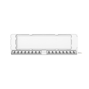 Proiector auxiliar cu suport pentru numărul de înmatriculare OZZ DLP1 - dreaptă / 54 cm / 88W / Ref. 2 x 25, Alb, doar lampa