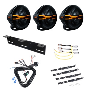 Proiector auxiliar Strands FOR9T Dragon Drive 7" - Rotund / 18 cm / 105W / Ref. 20, 3 buc - Set complet