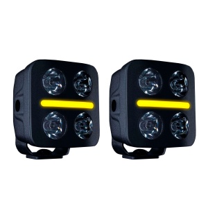 Proiector auxiliar Strands Nuuk D-Line QB 3" - Rotund / 9 cm / 40W / Off-road, 2 buc