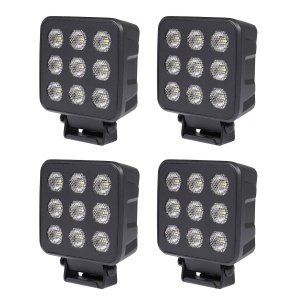 Proiector de lucru PURELUX Black Raven 50 11 cm / 50W / fascicul larg, 4 buc