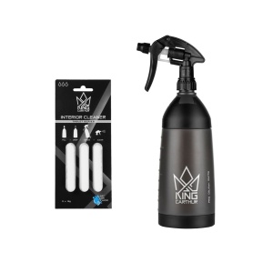 Soluție de curățare pentru interior King Carthur Interior Cleaner Tablet, 3 buc., Detergent tablets + Spray flacon - Img 2