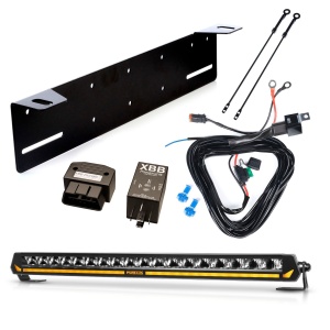 Bară LED PURELUX Panther Aero C540 - curbată / 54 cm / 108W / Ref. 25, 1 buc - Set complet + XBB Dongle & PowerUnit releu de conectare