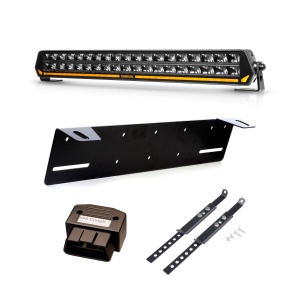 Bară LED PURELUX Panther S540 EasyConnect - dreaptă / 54 cm / 216W / Ref. 30, 1 buc - Set complet cu suport pentru număr de înmatriculare