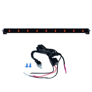 Bară LED Strands Dark Knight Nuuk 30" - dreaptă / 76 cm / 154W, 1 buc + set de cabluri cu releu