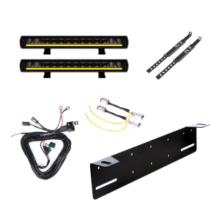 Bară LED Strands Siberia XP SR 12" - dreaptă / 30 cm / 50W / Ref. 20, 2 buc - Set complet