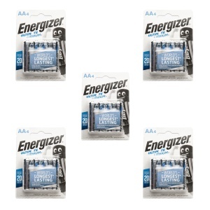 Baterie AA ENERGIZER Ultimate Lithium, 5 pachete (20 buc)