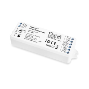 Controler pentru bandă LED AGGE RGB+CCT Color controler, RF 2.4 GHz, doar controlerul