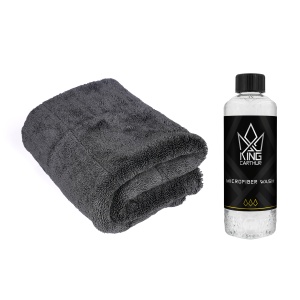 Drying towel King Carthur Black Diamond Gen2, 1 pc + Microfiber cloth detergent