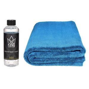 Drying towel King Carthur Blue Sapphire, 1 pc + Microfiber cloth detergent
