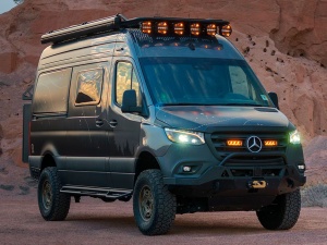 Fog light upgrade kit Mercedes Sprinter (2018+), Lazer Carbon-2 Drive