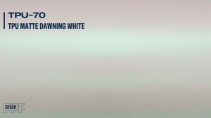 Folie de protecție pentru vopsea GYEON PPF Color - alb, Matte Dawning White (TPU-70)