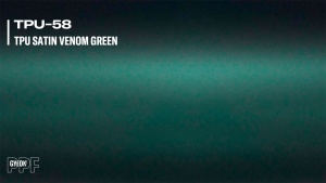 Folie de protecție pentru vopsea GYEON PPF Color - verde, Satin Venom Green (TPU-58)
