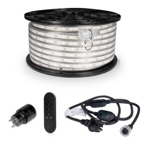 Kit de bandă LED pentru gard AGGE - Set complet, 50 m - Img 2