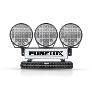 Kit de proiectoare auxiliare PURELUX WRC 1, 741W / 58 000 lm - Set complet, set cu lămpi 9110 albe