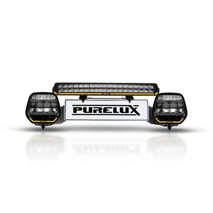 Kit de proiectoare auxiliare PURELUX WRC 19, 472W / 30 000 lm - Set complet, Negru