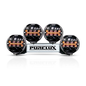 Kit de proiectoare auxiliare PURELUX WRC 8, 800W / 41 000 lm - Set complet, WRC 8 Heat, 41 600 lm