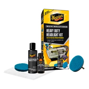 Kit pentru restaurarea farurilor MEGUIARS Heavy Duty far