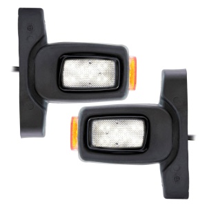 Lampă de avertizare / lampă de gabarit Strands Freedom Light Guide Rubber Arm S - 12/24V / 89 mm, dreapta + stânga
