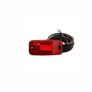 Lampă de poziție / Side Lampă de gabarit Strands lumină de poziție 5 LED - 12/24V / 111 mm, RED