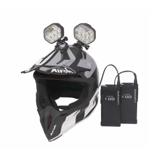 Lampă pentru cască Enduro LUMONITE Leader - 6838 lm / Reîncărcabil, 2 x lighthead + 2 x slimcore - Img 2