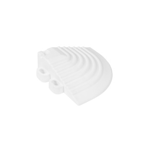 Piesă de colț pentru pardoseală DR DIRT Garage Plaza HD, alb