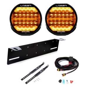 Proiector auxiliar Lazer Sentinel 9 Elite Gen2 - Rotund / 23 cm / 145W / Ref. 20, 2 buc - Set complet - Img 2