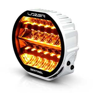 Proiector auxiliar Lazer Sentinel 9 Highline Beacon Alb - Rotund / 23 cm / 130W / Ref. 12.5, 1 buc.